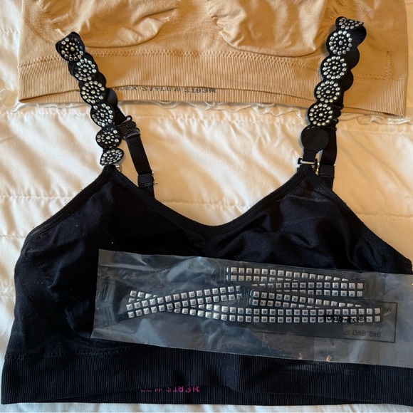 “Strap-its” changeable strap Bras, One Size, Black & Neutral, w/3 pair straps - Picture 7 of 7